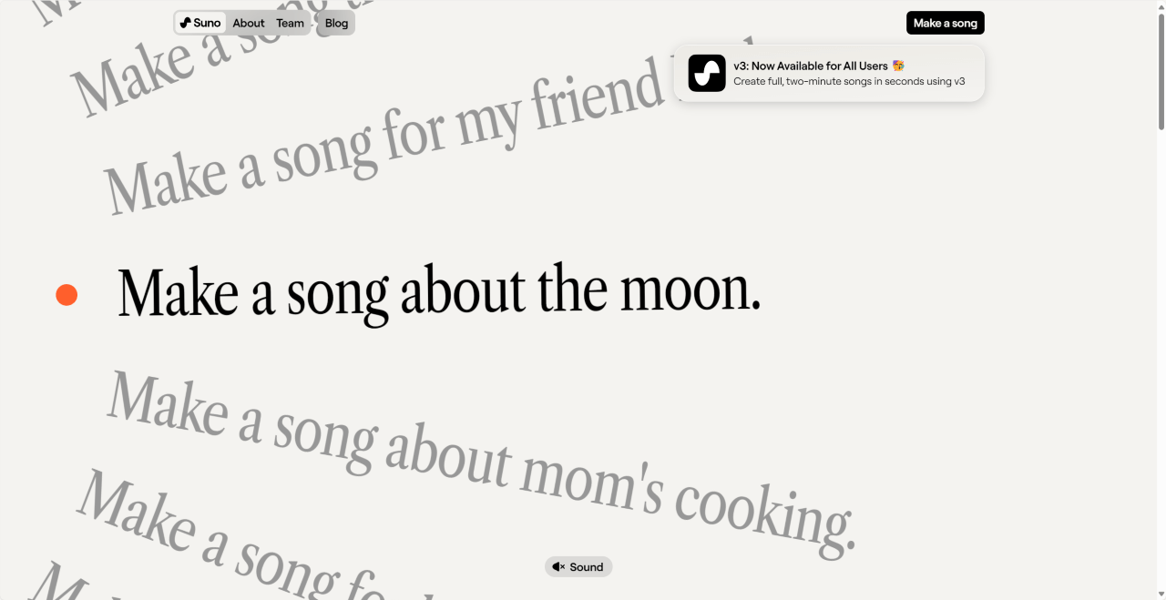 home page